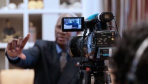 on camera