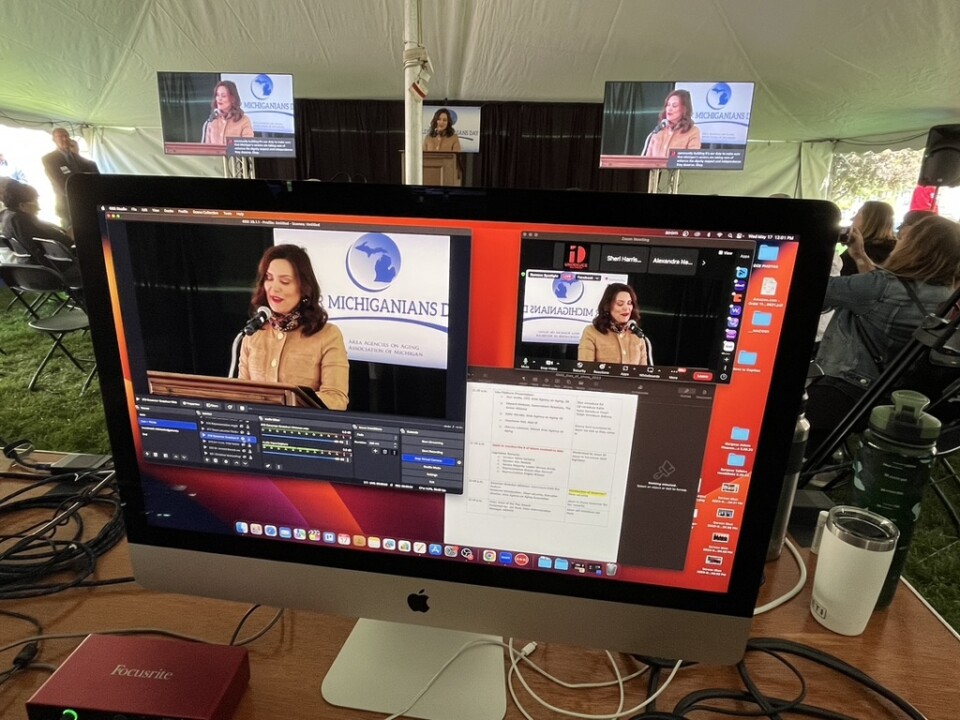 UnoDeuce multi-camera on-site event recording